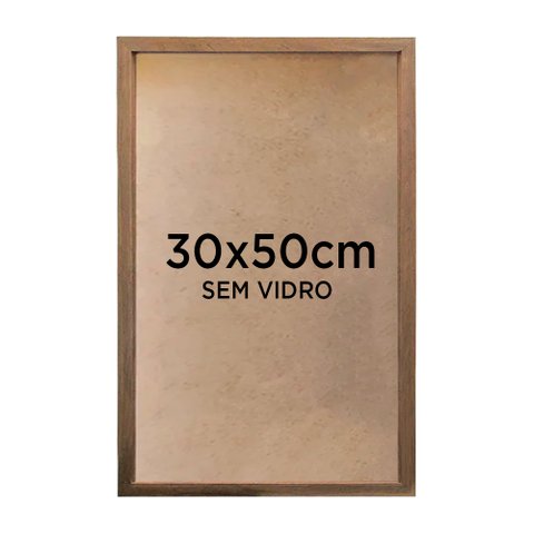 Moldura Quadro Caixa 3cm 30x50cm Foto Poster Ilustração - Várias Cores Tacolado Moldura Caixa 3cm Ma