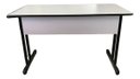 Ver imagem 6 de Mesa Escritório com 2 Gavetas Cristal/preto Home Office Estudo