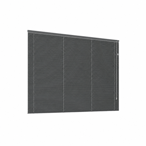 Persiana Horizontal Blackout Larg 1,30x2,30 Alt:Charcoal