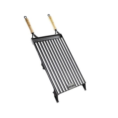 Grelha Estilo Argentina com Caneletas de Absorção de Gordura 35x4x59 Cm