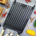 Ver imagem 2 de Grelha Estilo Argentina com Caneletas de Absorção de Gordura 35x4x59 Cm