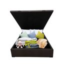 Ver imagem 7 de Cama Box Bau Casal Premium Blindada Super Reforçada Corino - Box Baú Marrom - Corino
