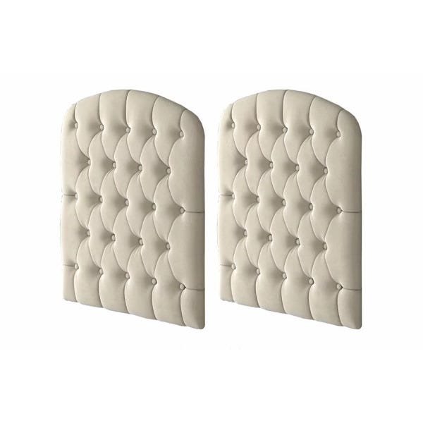 Kit Capitonê para Berço Harmonia Suede/Marfim - Permobili