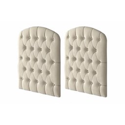 Kit Capitonê para Berço Harmonia Suede/Marfim - Permobili - 1