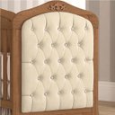 Ver imagem 3 de Kit Capitonê para Berço Harmonia Suede/Marfim - Permobili