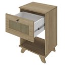 Ver imagem 2 de Mesa de Apoio 1 Gaveta 64 Cm 4638 Carvalho Arly