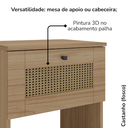 Ver imagem 5 de Mesa de Apoio 1 Gaveta 64 Cm 4638 Carvalho Arly