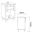 Ver imagem 4 de Mesa de Apoio 1 Gaveta 64 Cm 4638 Carvalho Arly