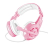 Kit gamer feminino rosa headset trust 310P e mouse gav pink - 3