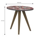 Ver imagem 2 de Mesa Lateral 41,5cm Retrô Be Mobiliário