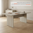 Ver imagem 5 de Mesa de Escritório para Reunião 6 Lugares 180x90cm Studio Legno Crema Bege