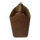 Ver imagem 4 de Revisteiro 2 Compartimentos em Couro Marrom 36x28,5x17cm Btc