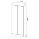 Ver imagem 5 de Sapateira Grife 2 portas 1 gaveta Branco - Demóbile