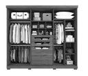 Ver imagem 2 de Guarda-roupa 6 Portas Guarapari com Espelho e Pés - Avelã - Panan