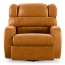 Ver imagem 2 de Poltrona do Papai Sala de Cinema Reclinável Kylie Glider Manual Giratória PU Caramelo G23 Gran Belo 