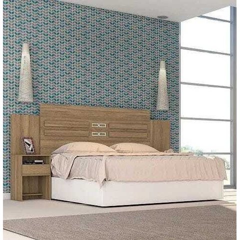 CABECEIRA TRIUNFO CASAL AMENDOLA TOUCH COM 2 MESAS DE CABECEIRA - DEMÓBILE