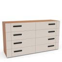 Ver imagem 4 de Cômoda Organizadora 150cm com 8 Gavetas 240838 Linha Lisboa Politorno