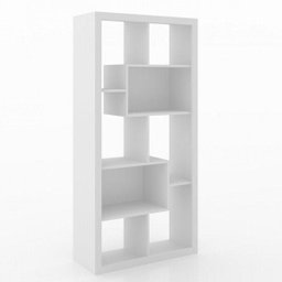 Estante Multiuso Vertical ou Horizontal 159CMX 78cm E1712 Branco - 3 Estante Multiuso Vertical ou Horizontal 159CMX 78cm E1712 Branco - 3
