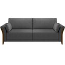 Ver imagem 3 de Sofá 02 Lugares para Sala de Estar Pés em Madeira 162 Cm Stefan M03 Linho Chumbo - Lyam Decor