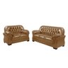 Conjunto Sofá 3 e 2 Lugares Sultão Corino Caramelo - 4