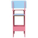 Ver imagem 7 de Cadeira Infantil Para Refeição Restaurante Rosa/Azul - Criança Feliz