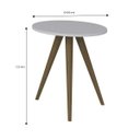 Ver imagem 2 de Mesa Lateral 51,5 cm Retrô