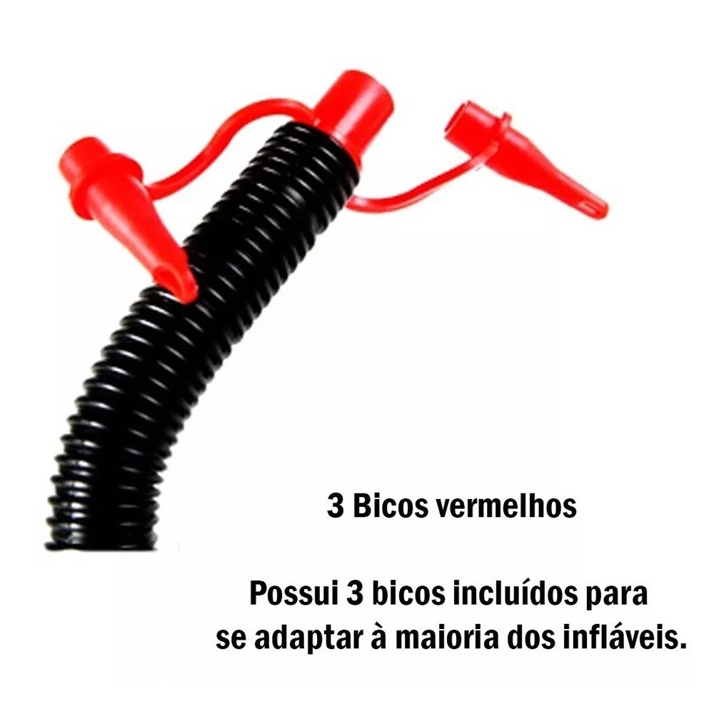 Bomba Inflador Fole de Pé para Insufláveis Grande Intex - 5