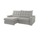 Ver imagem 4 de Sofá Livy Veludo 02 Módulos de 80cm B25cm Meu Sofá Online B026 Veludo Prata