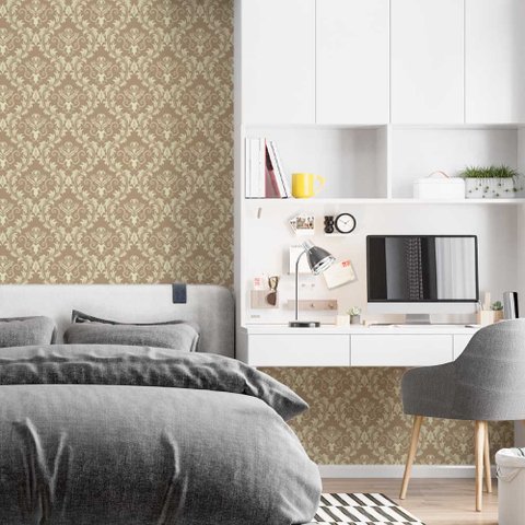 Papel de Parede Arabesco Gold Gh Papel de Parede 3,3m