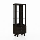 Ver imagem 2 de Cristaleira com Espelho 2 Portas em Vidro 2 Gavetas Cr6001 Tecno Mobili