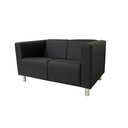 Ver imagem 3 de Sofá Nilo Sala Recepção 2 Lugares - Preto