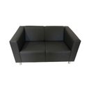 Ver imagem 2 de Sofá Nilo Sala Recepção 2 Lugares - Preto