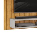 Ver imagem 7 de Painel para TV 55 Polegadas com Nichos Ripe para Sala de Estar Cedro Bali DJ Móveis
