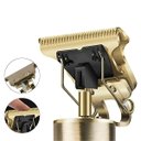 Ver imagem 3 de Máquina de Cortar Cabelo e Fazer Pezinho Dragão Dourado com Pentes Ajustáveis e Kit de Limpeza