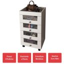 Ver imagem 6 de Gaveteiro Carrinho de Maquiagem 4 Gavetas  Pe2009