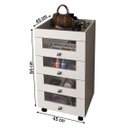 Ver imagem 4 de Gaveteiro Carrinho de Maquiagem 4 Gavetas  Pe2009