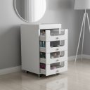 Ver imagem 2 de Gaveteiro Carrinho de Maquiagem 4 Gavetas Pe2009