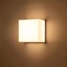 Arandela Gelo Kubo 15cm Led 12w 3000k Bivolt Ip65 Embu Led - 2