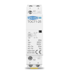 Contator Modular 25a 1 Polo na 1 Polo Nf Tomzn Toct1-25 220v