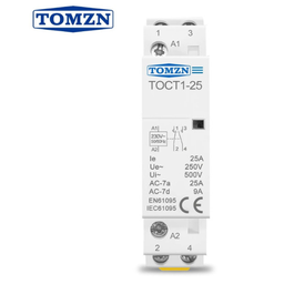 Contator Modular 25a 1 Polo na 1 Polo Nf Tomzn Toct1-25 220v - 3