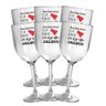 6 Taças Vinho Acrílico Enfermagem - 2