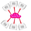 Ver imagem 2 de 8 Taças Gin Transparente Com Base Rosa Para Live