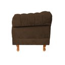 Ver imagem 3 de Duas Poltronas Chesterfield Capitone Suede Marrom Decorativa / Sala, Tv, Estar, Recepção