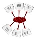 Ver imagem 2 de 8 Taças Gin Transparente Com Base Vermelha Para Live