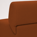 Ver imagem 6 de Poltrona Decorativa Zoe Orgânica para Sala Recepção Hall Moderna Minimalista Bouclé Terracota