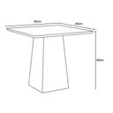Ver imagem 2 de Mesa Jantar Dora 90 4 Cadeiras Bella Marrom Amendoa - Henn