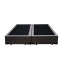 Ver imagem 2 de Base Box Casal Bipartido Extremo Reforçado HomeQueen Sintético Marrom 40x138x188