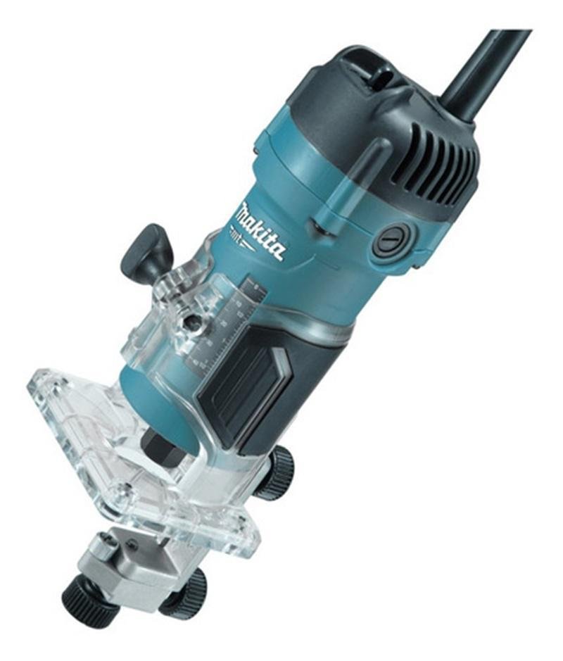 Tupia Manual 6mm 530 Watts M3700b Makita + Acessórios 110v - 4