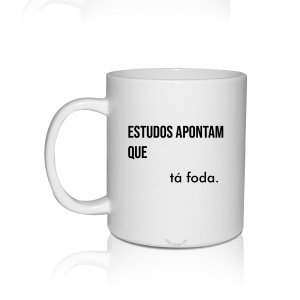 Kit 2 Canecas Brancas 
