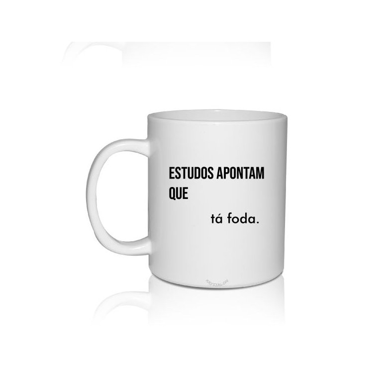 Kit 2 Canecas Brancas 